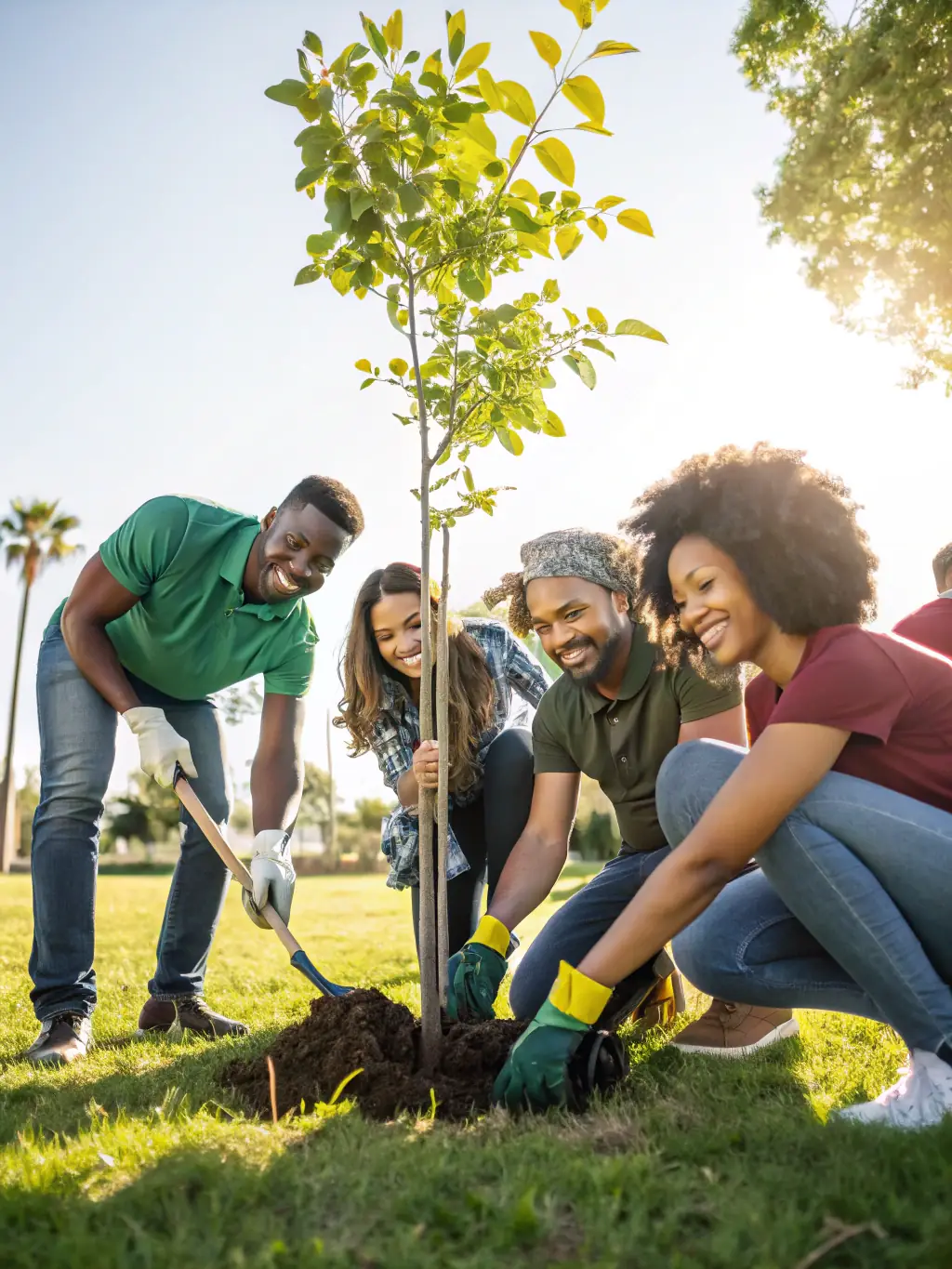 Independent Physician Consultants employees participating in a company-sponsored volunteer event, demonstrating the company's commitment to community involvement and social responsibility.